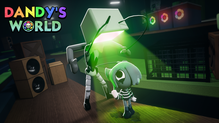 Toons walking through a dark Gardenview Center hallway