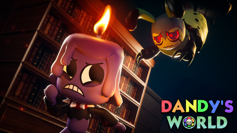 Bassie chased by a Twisted through the library